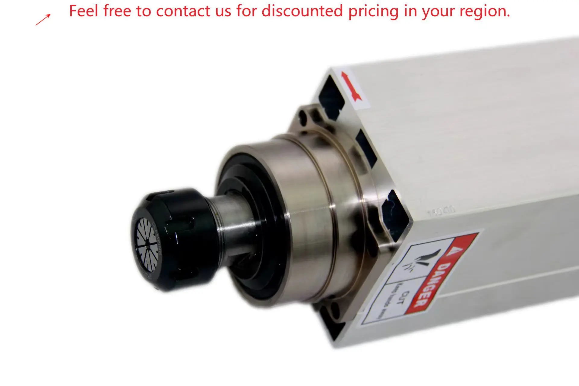 

CHANGSHENG CNC Spindle Motor 7.5kw Square Air Cooled Electric AC Spindle Motor ER32