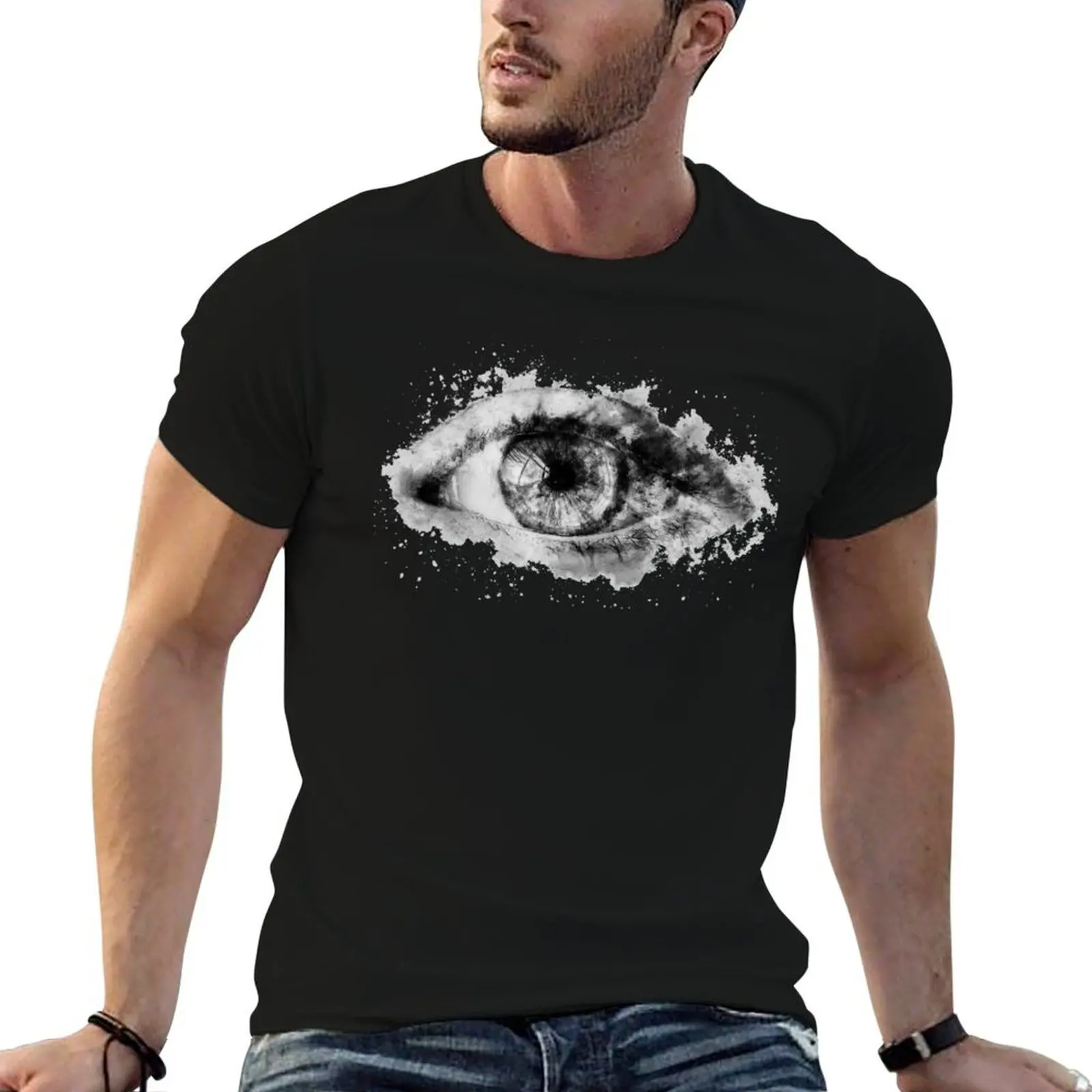 

The Eye T-Shirt funny t shirts dark humor man t shirt graphic t shirt men 100% cotton luxury brand T-shirt