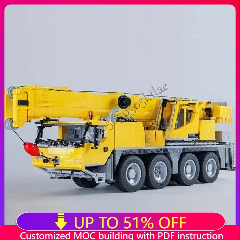 

2684PCS MOC city Engineering1:24 scale Liebherr LTM 1070-4.2 crane Model DIY creative ideas Technology Toy Assembly Puzzle Gift