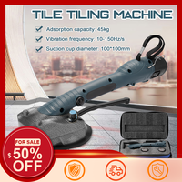 10-150Hz Tile Tiling Machine Wall Floor Tiles Laying Vibrating Tool with 100*100mm Suction Cup Machine Tools