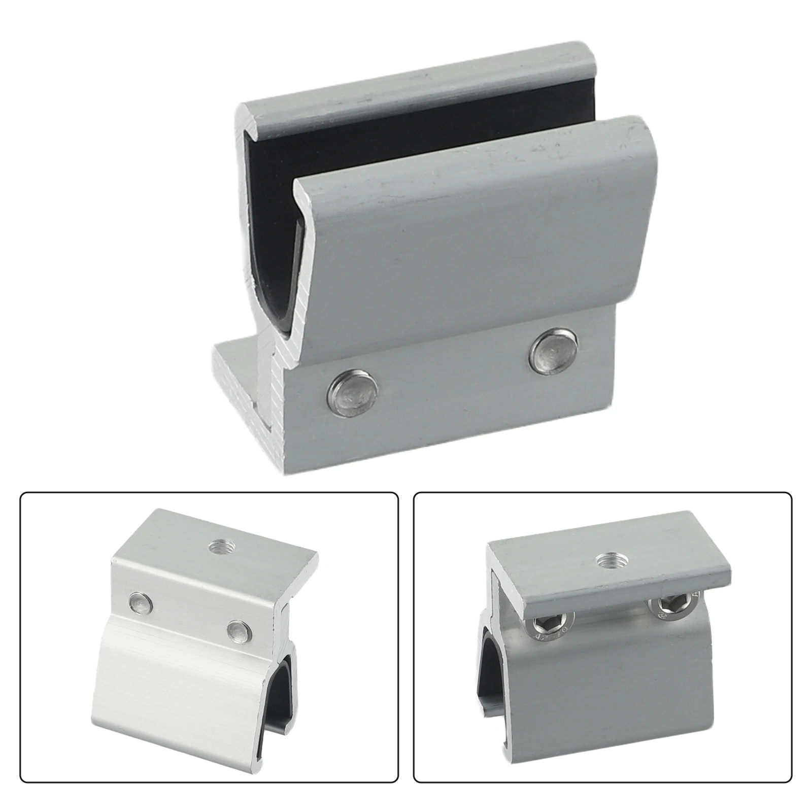 Aluminum Roof Seam Clamp for Solar PV Mounting Designed for Standing Seam Metal Roofs and Corner Bracket Fixtures