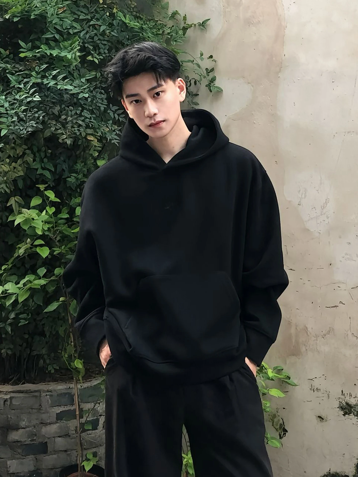 

Мужская толстовка Bla Hoodie: осенне-зимняя, модная, повседневная, износостойкая, не дающаяся к усадке, из полиэфирного волокна, в американском стиле, с капюшоном