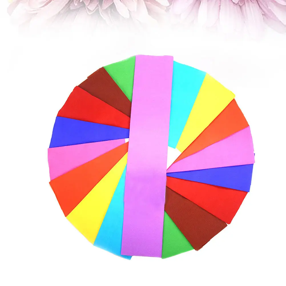 10Sheets Assorted Color Crepe Paper for DIY Crafts Eco Friendly Safe Non Fade Flexible Craft Paper for Kids Handmade Flowers