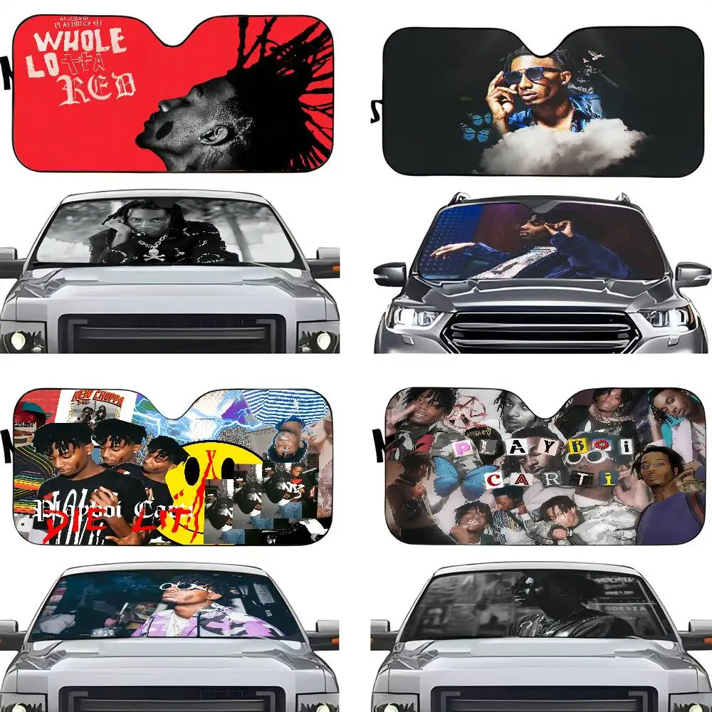 

Playboi Carti Windshield Sunshade Windscreen Cover Sun Shade Auto Sun Visor Car-covers Car Solar Protection