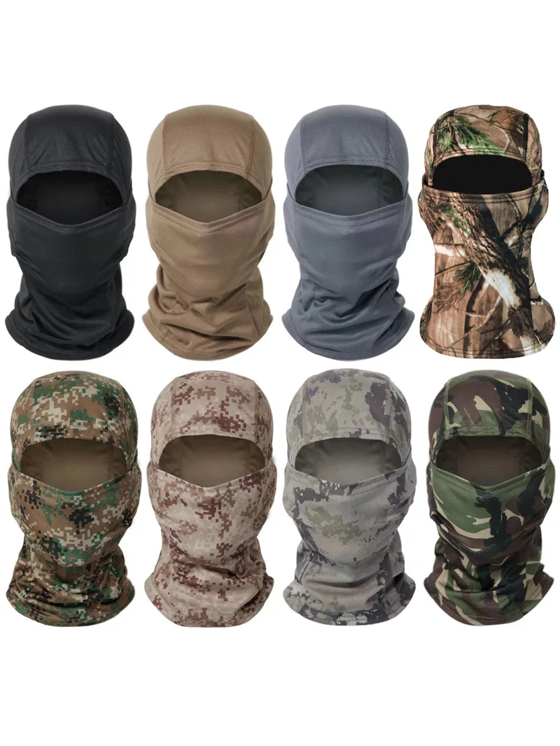 

Outdoor camouflage headgear, cycling sun protection tactical headscarf, breathable hiking mask, balaclava hat