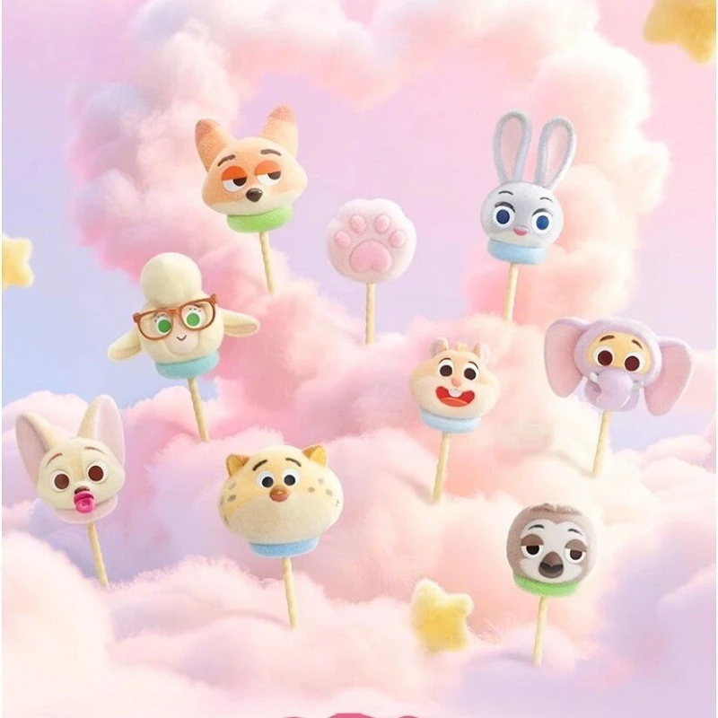 

Disney 8-стиль Zootopia, милые хлопковые конфеты серии, слепая коробка, ручная работа, игрушки для игр, украшения, детские игрушки, праздничные подарки