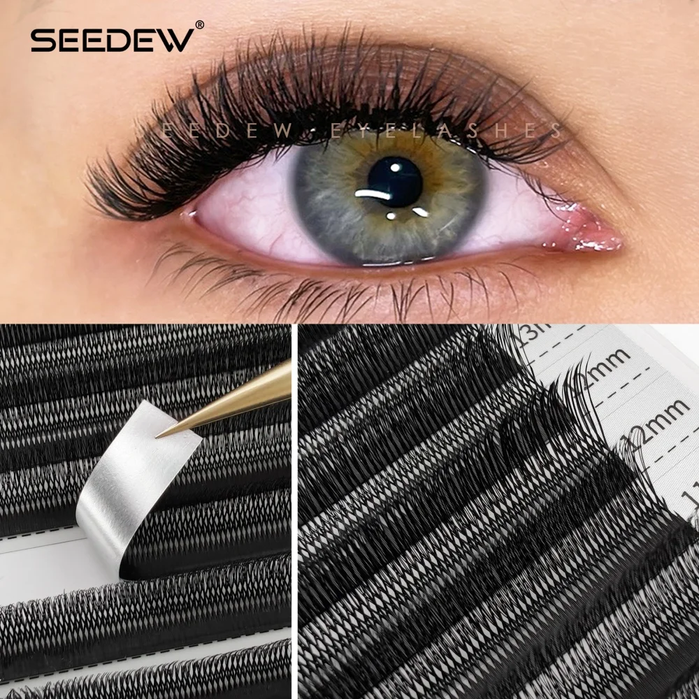 SEEDEW 3D/4D/5D U Shaped Eyelash extension ขนตาปลอมระดับพรีเมียมขนตาปลอมแบบนุ่มแต่งหน้า