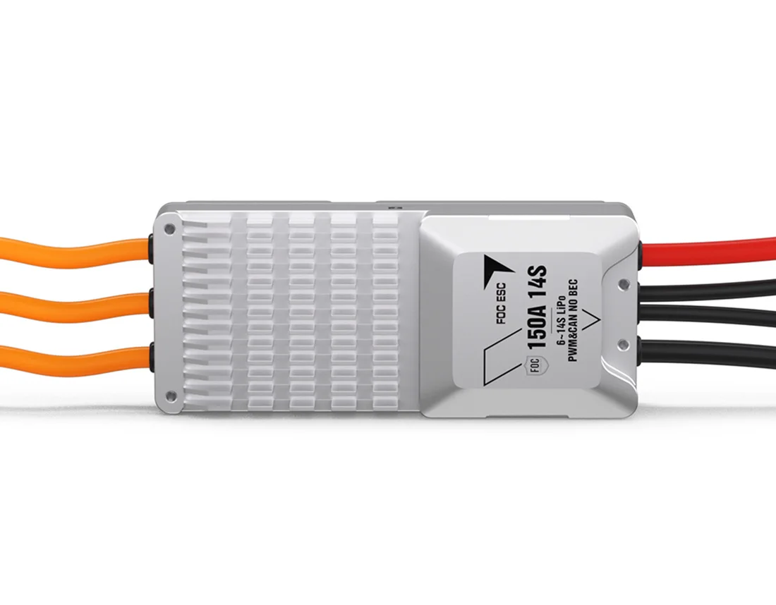 ขายด่วน T-MOTOR ซีรีส์ ESC V150A 14S รองรับ PWM CAN Protocol ไม่มี BEC สำหรับแบตเตอรี่ Lipo โดรน UAV  มัลติคอปเตอร์