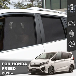 For Honda Freed GB5 GB6 2016-2023 Magnetic Car Sunshade Visor Front Windshield Curtain Rear Side Baby Window Sun Shade Shield