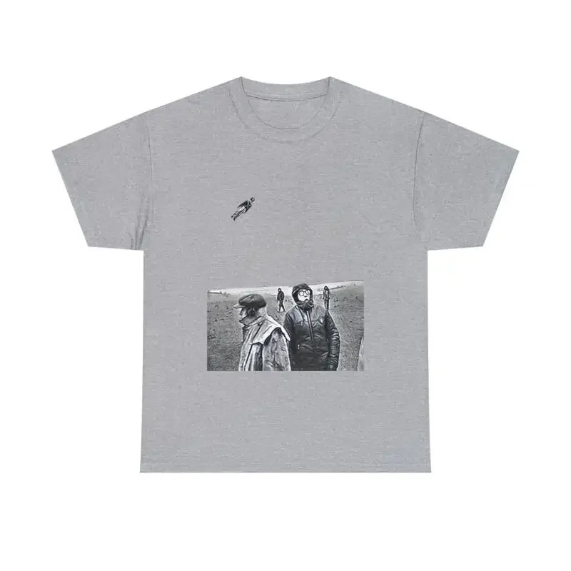 Woody Allen Print Black White Movie Art Heavy Cotton T Shirt