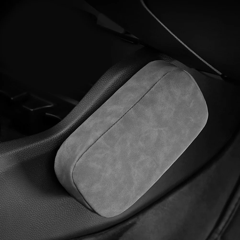 

Car Knee Pad Thickened Leg Cushion Soft Suede Driving Support Auto Interior Accessories Anti-Slip Washable Durable Comfort