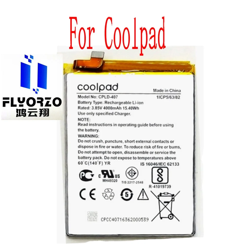 

New Original Battery for Coolpad For Coolpad Cool 1 Play 6 COR-I0 VCR-A0 CPLD-407 Mobile Phone