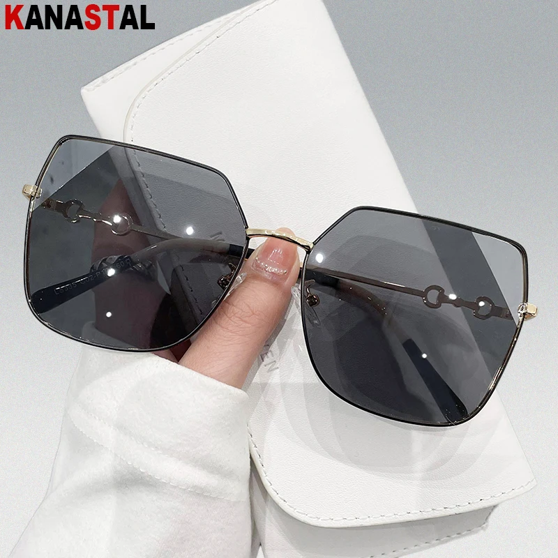 

Women Polarized Sunglasses UV400 Men Sun Glasses Metal Polygon Eyeglasses Frame Party Beach Bike Travel Anti Glare Shade Eyewear