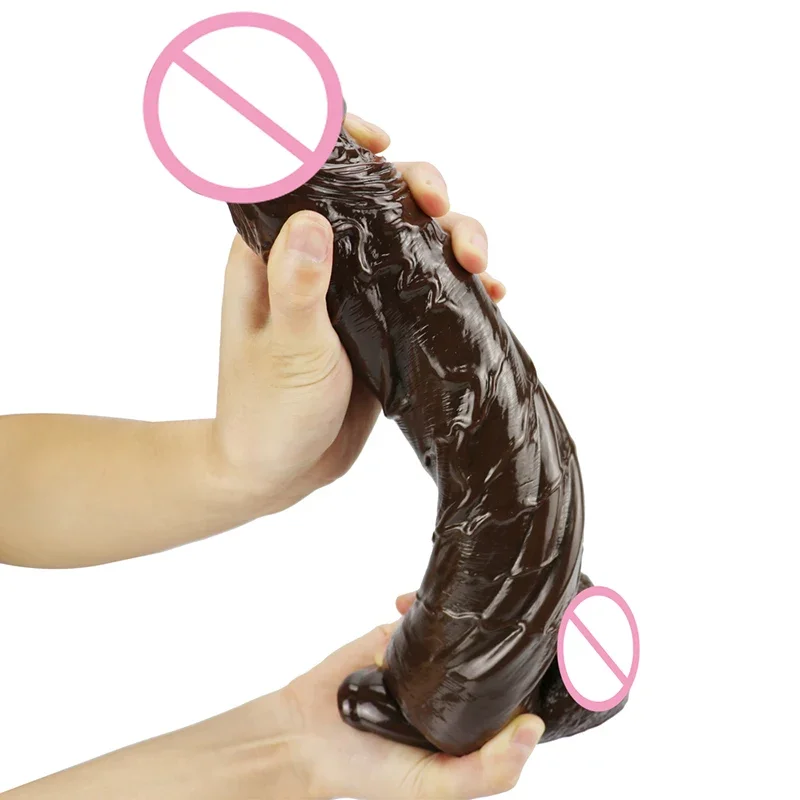 31X5.6 CM Big Dildo No Vibrator Suction Cup Dildo Realistic Huge Horse Dildos Vibrators Adult Toys Toys for Woman Sex Shop Anal