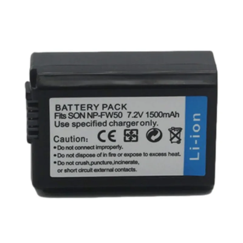 4X 2000mAh NP-FW50 NP FW50 Battery For Sony A6000 A6400 A6300 A6500 A7 A7II A7RII A7SII A7S A7S2 A7R