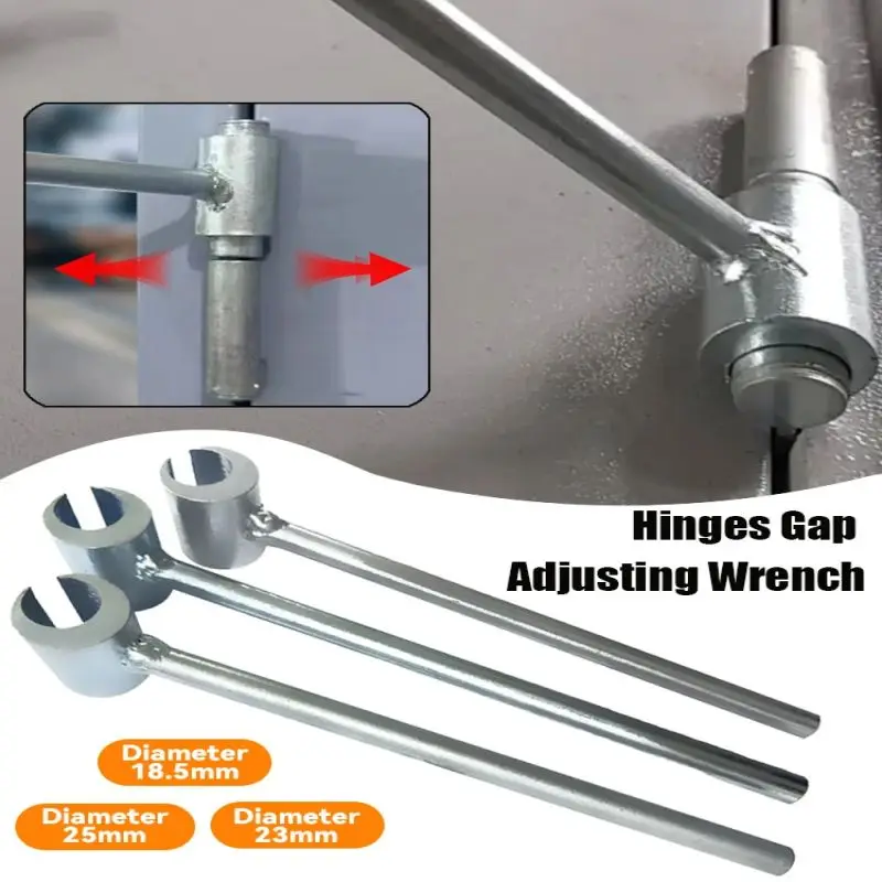 

19/23/25mm Hinges Gap Adjusting Wrench Spanner Key for Round Bolt Adjustable Wrench Tool Door Hinge Repair Spanner