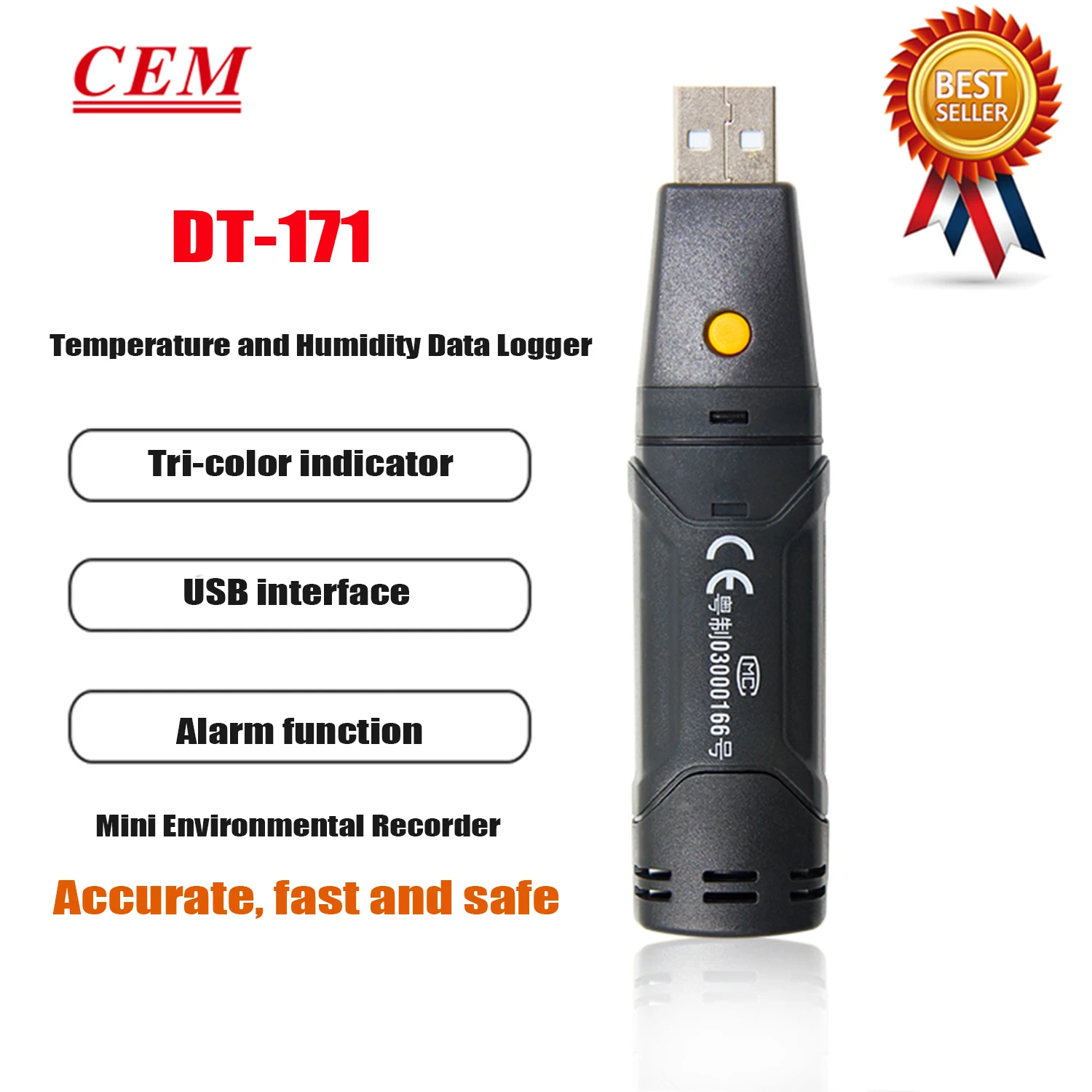 Cem DT-171 DT-172 temperatur & feuchtigkeit daten rekorder hochpräzise thermometer intelligente alarm anzeige mit usb-schnitts telle