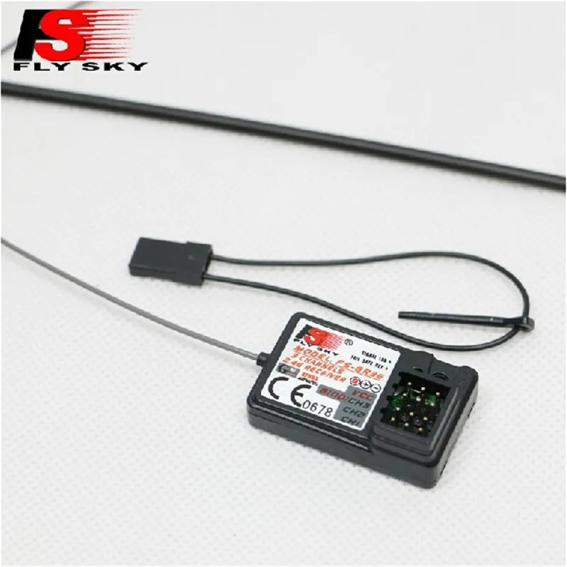 

100% Genuine Waterproof FlySky 3CH 2.4G FS-GR3E Receiver GR3C GT3B For RC Car Boat Remote Replacement