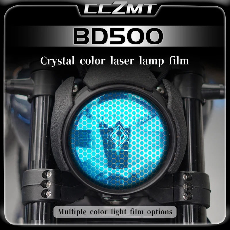 

For Benda BD500 headlights tail light film honeycomb laser light film modification sticker accessories