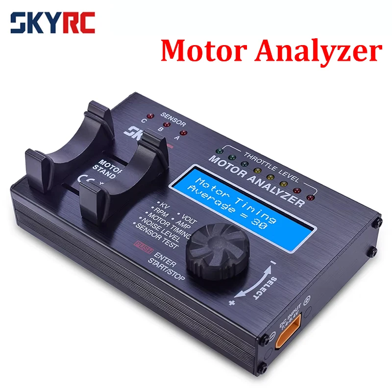 SKYRC Motor Analyzer BL Electric Brushless Motor Analyzer LCD Motor Tester with LCD Display Screen for RC Cars SK-500020