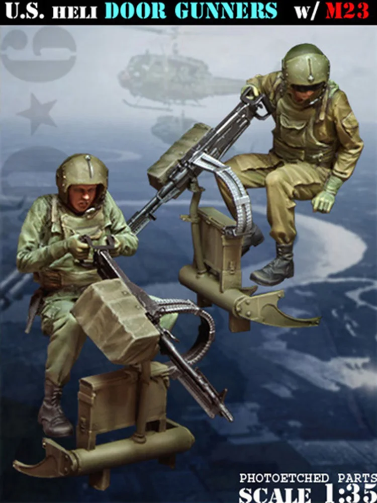 Unpainted Kit 1/35 ancient crew include 2  with M23 soldier   figure Historical  Figure Resin  Kit