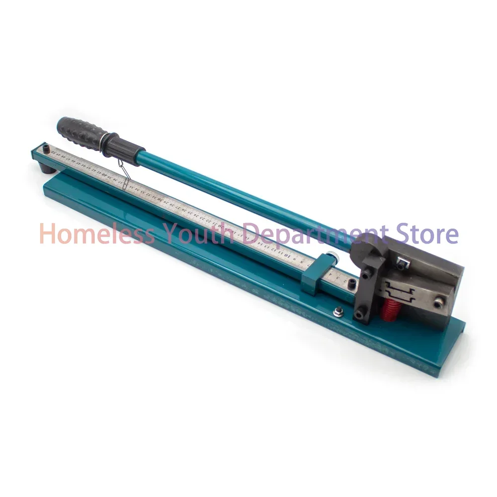 DC-35 دليل DIN قاطع السكك الحديدية فتحة مزدوجة الصلب والألومنيوم آلة قطع السكك الحديدية مع تحديد المواقع دبوس ومسطرة التخرج #5