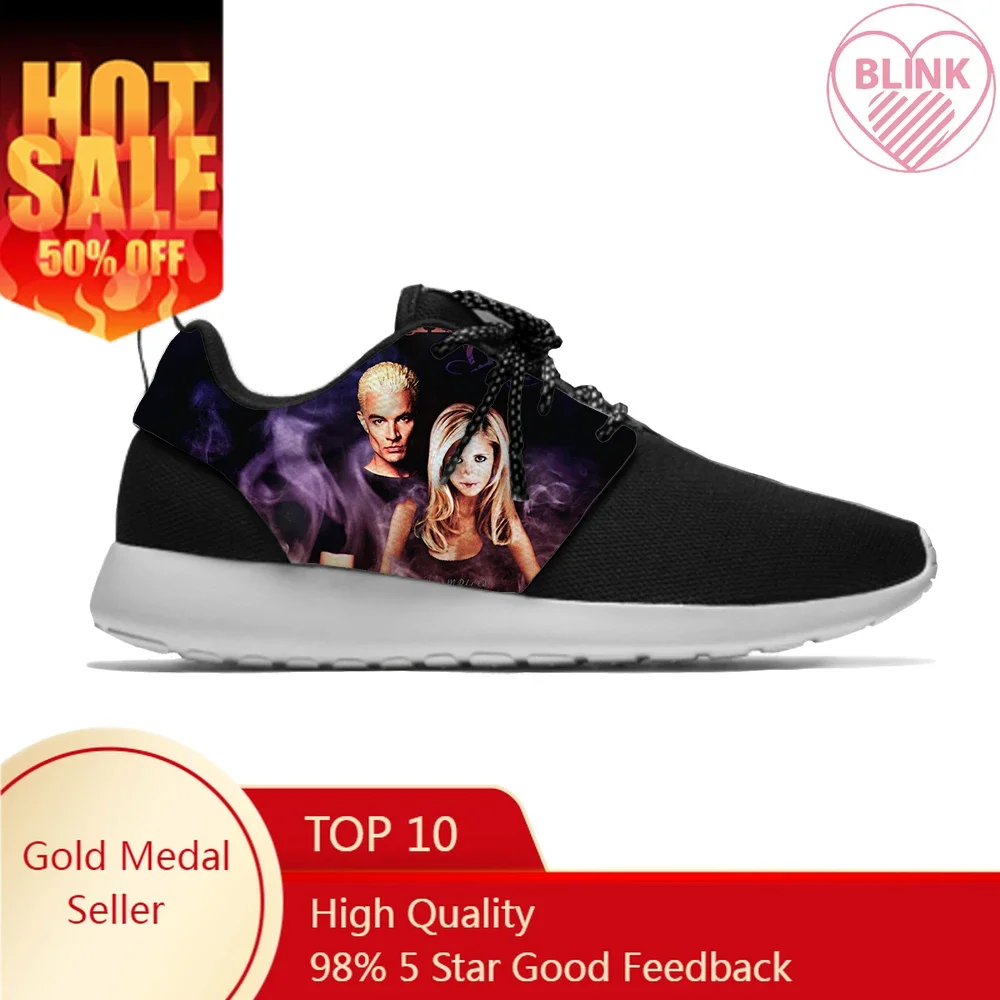 Buffy The Vampire Slayer Anime Cartoon Comic Manga Sport Running Shoes Casual Breathable Lightweight 3D Print Men Women Sneakers