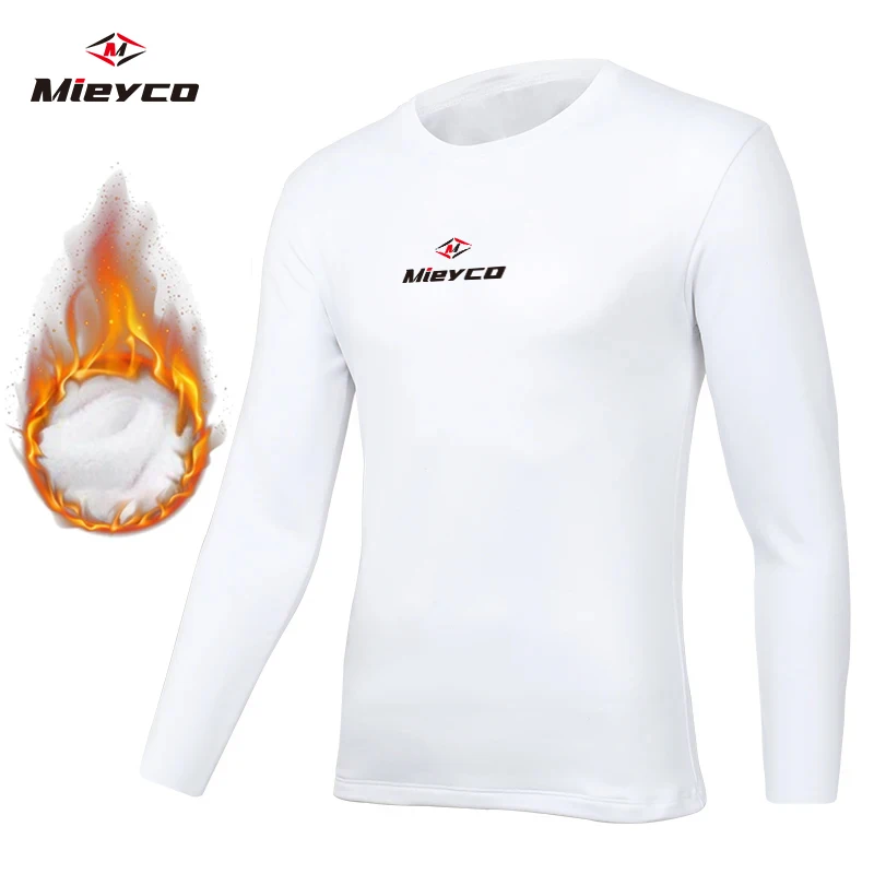 2024 Winter Thermal Fleece Cycling Jersey Top MTB Bike Outdoor Men's Bicycle Clothing Long Sleeve Shirt Uniform Base Layer