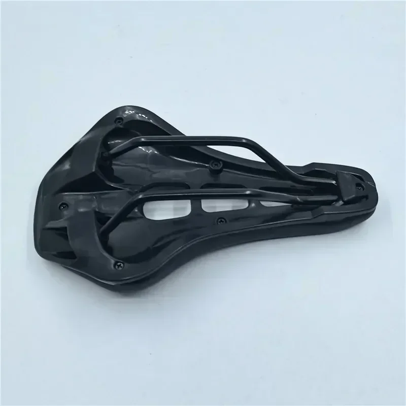 Bicycle Saddle Seat Road Steel Rails Mountain Bike Cushion For Men Skid-proof Soft PU Leather Road MTB Bicycle Saddle image 4