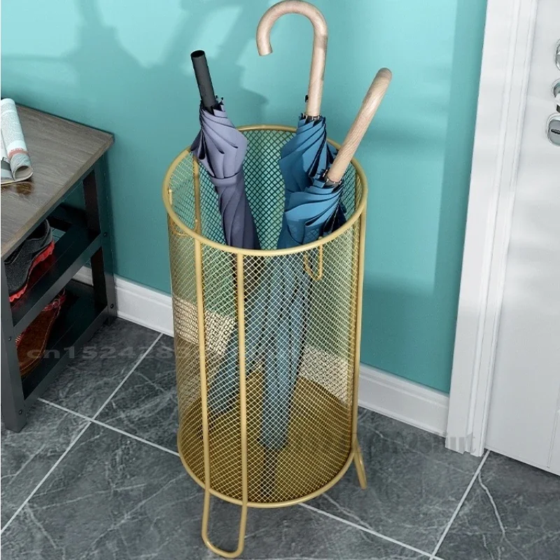 Iron Umbrella Storage Rack, Household and Hotel Use, Commercial Rain Gear Stand, 20x20x52cm, Umbrella Rack