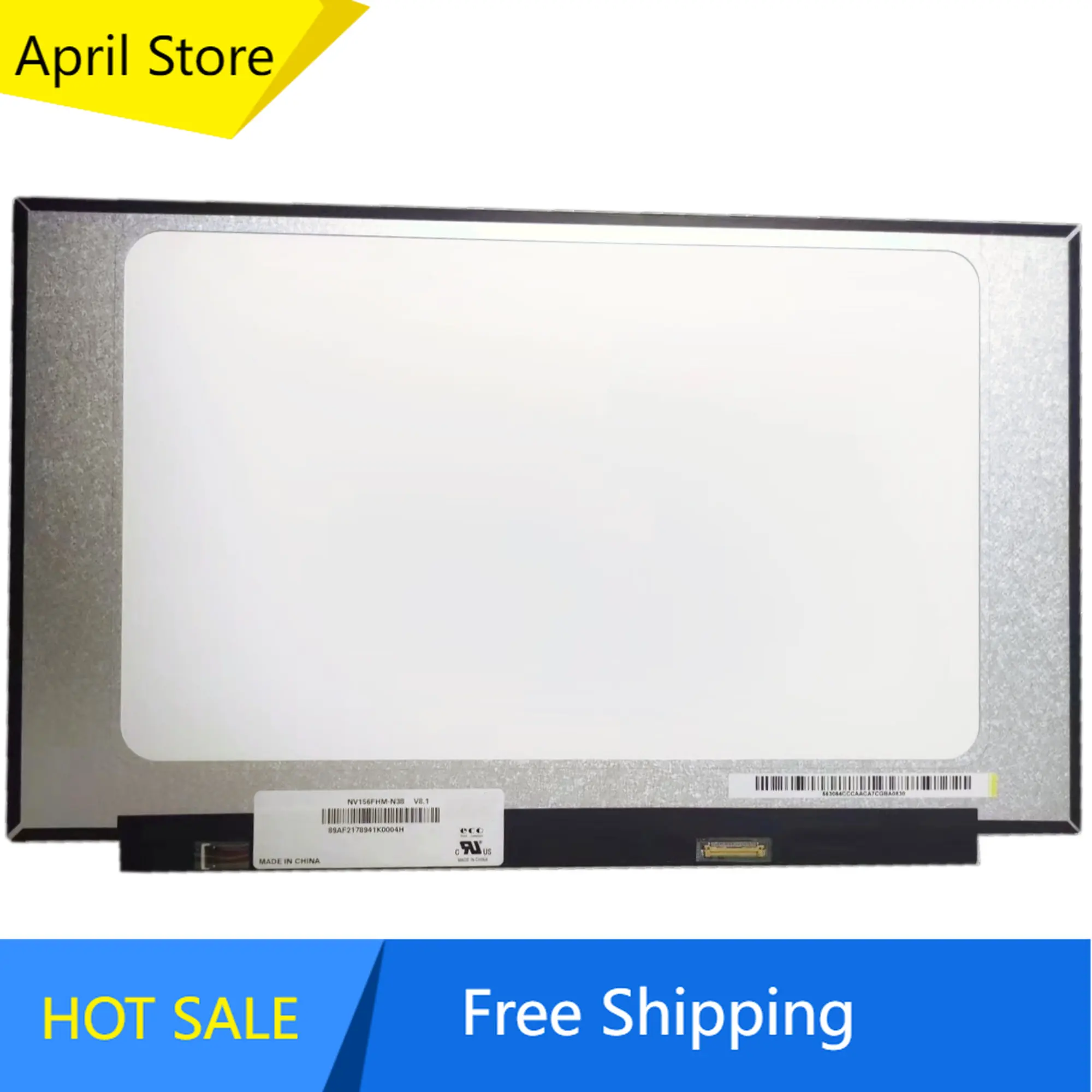 

NV156FHM-N38 fit TV156FHM-NH1 N156HCA-EAA B156HAN02.1 NV156FHM-N47 N156HGA-EA3 NV156FHM-N48 IPS LCD Screen 1920*1080 EDP 30 PINS