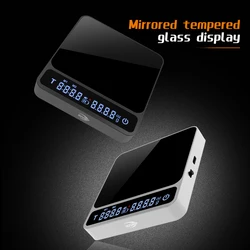 IKAPE Coffee Scale V2, Premium Aluminium Espresso Scales with Timer, 2kg/0.1g High Precision Rechargeable Drip Scale