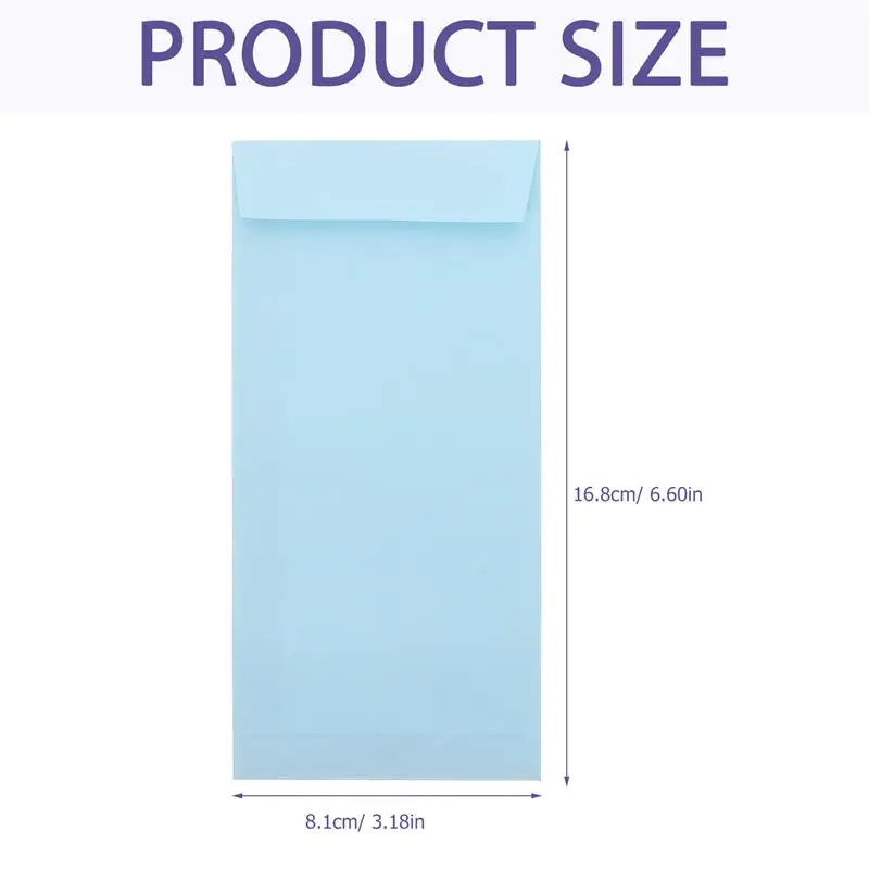 30Pcs Cash Envelopes Self Adhesive Envelopes Colorful Paper Envelopes Multi-function Envelopes Money Saving Small Items Storage