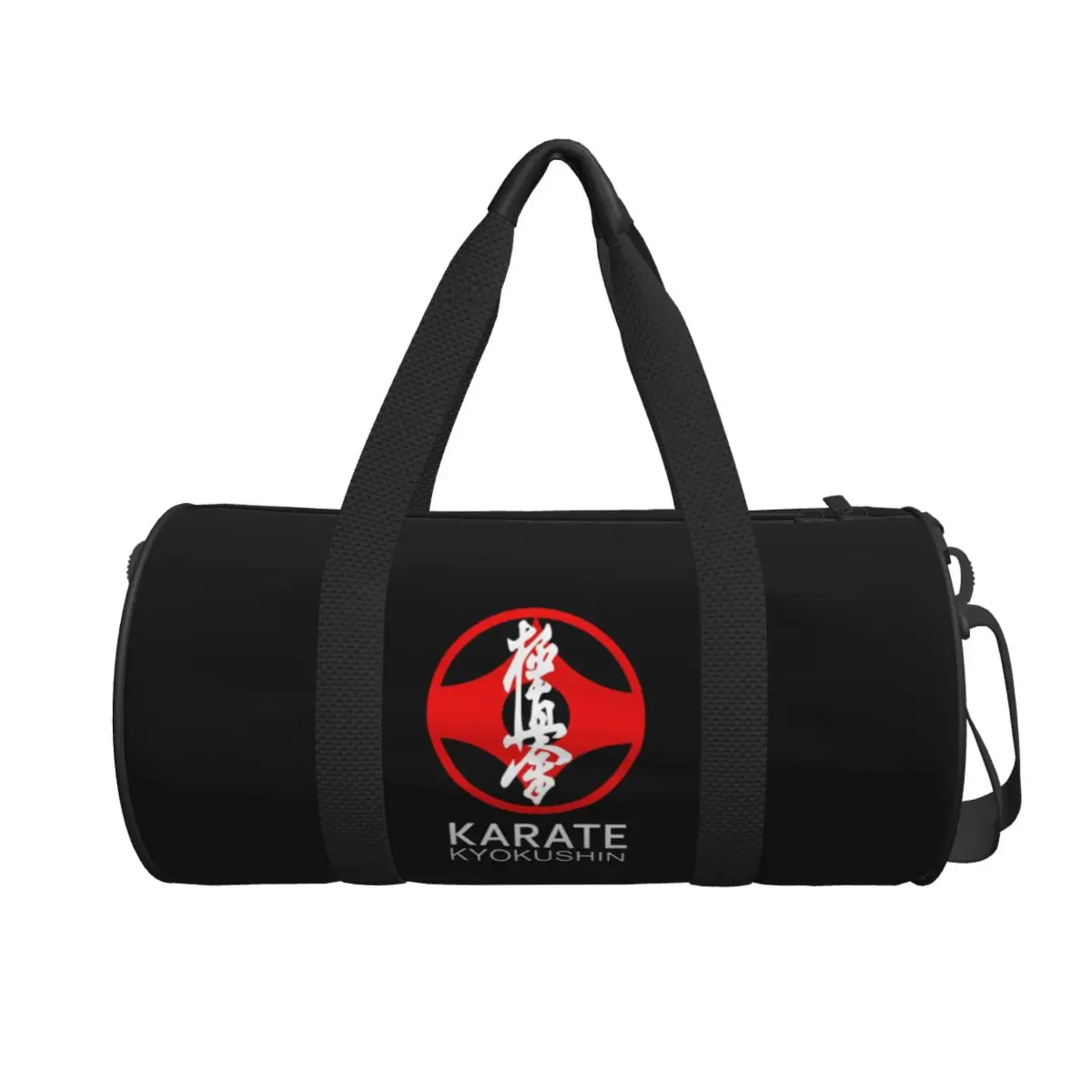 

Kyokushi Karate Kumite Scene Большая спортивная сумка Многофункциональная дорожная сумка Duffle Сумки Сумка для фитнеса