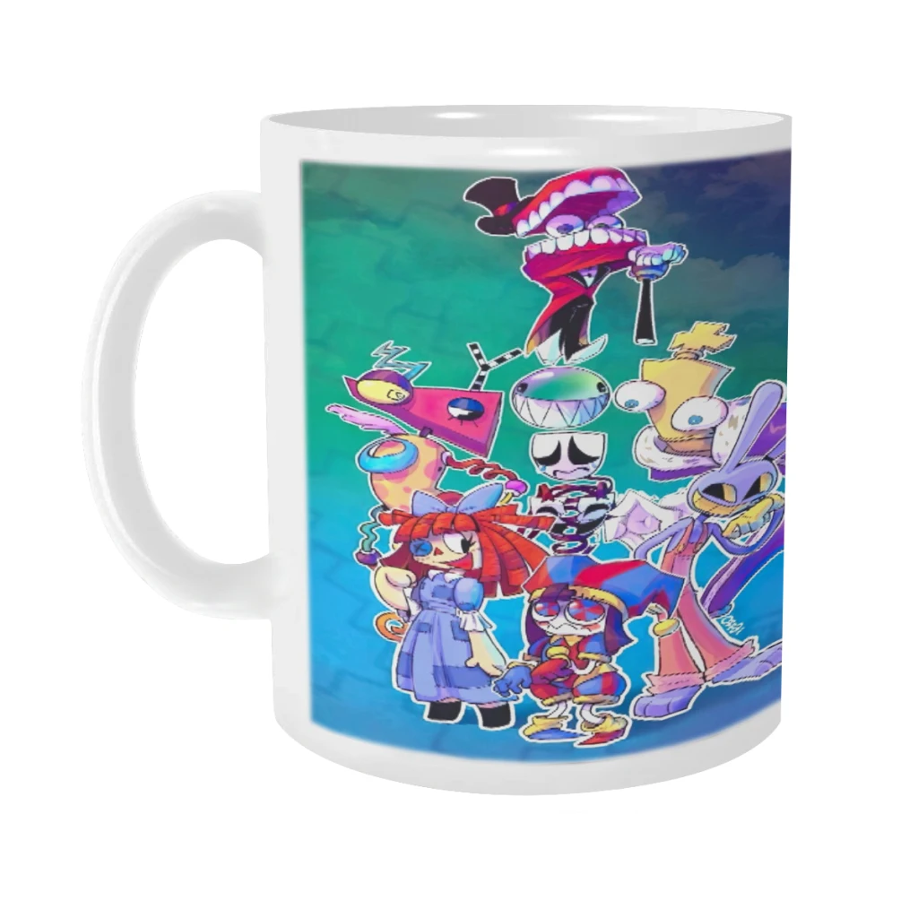 Cartoon The Amazing Digital C-Circus Vintage Ceramics Coffee Mug Cute Gamer Birthday Gift Back To School Mug