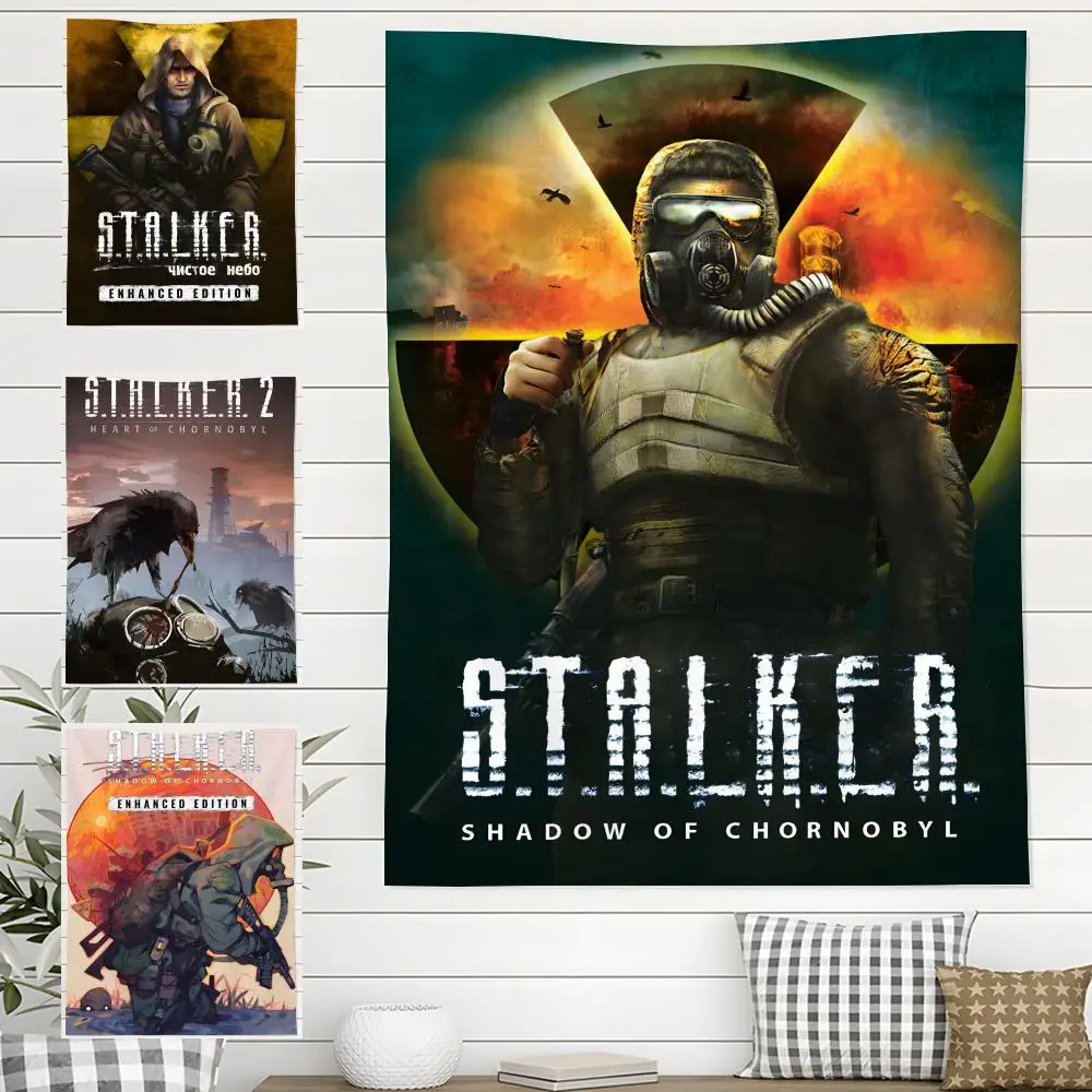 Video Game S-S.T.A.L.K.E.R Tapestry For Indoor Outdoor Living Room Bedroom Patio Durable Versatile Decor All Weather Use