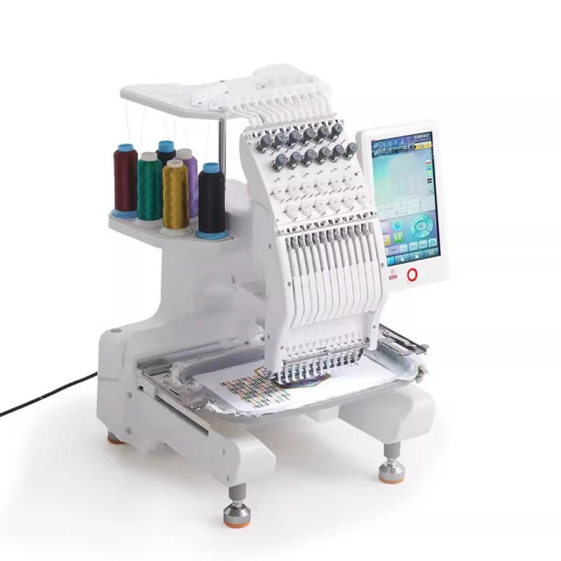 

Mini embroidery machine, fully automatic small industrial computerized embroidery machine