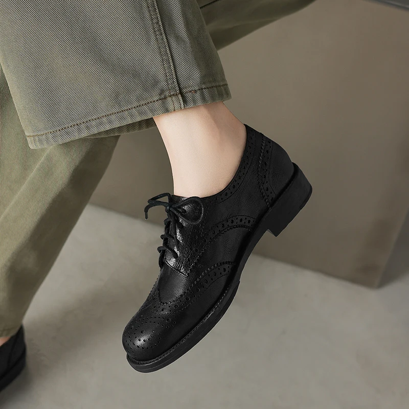 Женские туфли EAGSITY из коров – обзор и цена Oxford Shoes Brogue