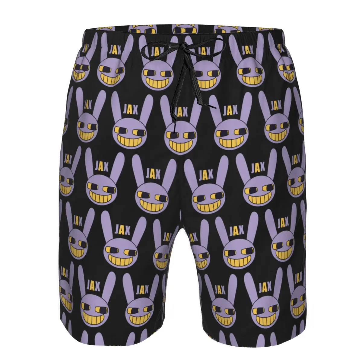 

Jax With Name (The Amazing Digital Circus) Trunks Beach Board Shorts Casual Quick Dry Swimming Summer Men Pants
