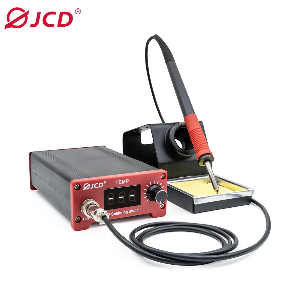 

JCD T12 Electric Soldering Iron 75W LCD Digital Display Constant Temperature Soldering Station For Phone Repair Welding Tools