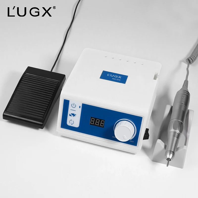 LUGX 45000rpm Pedicure Electric Acrylic Nail Drill Professional Brushless Efile Electric Nail Drill Machine