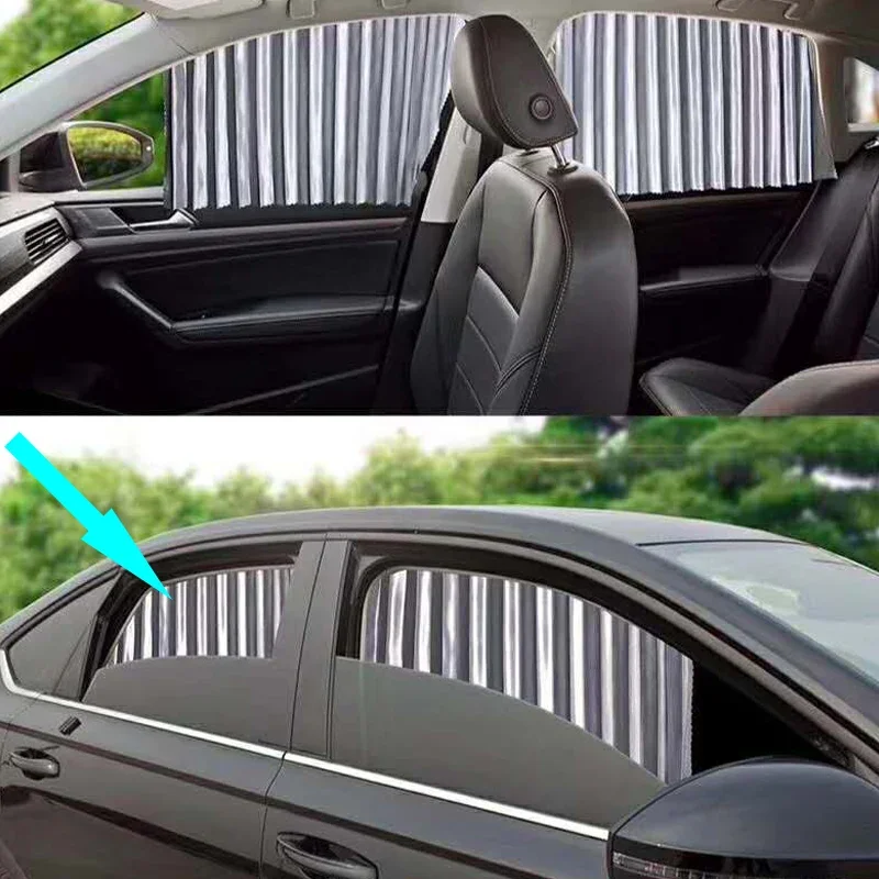 For Hyundai Santa Fe 2019 2020 2021 2022 Car Shade Front Rear Side Window Sun Shade Sunscreen Anti-mosquito Curtain Cloth