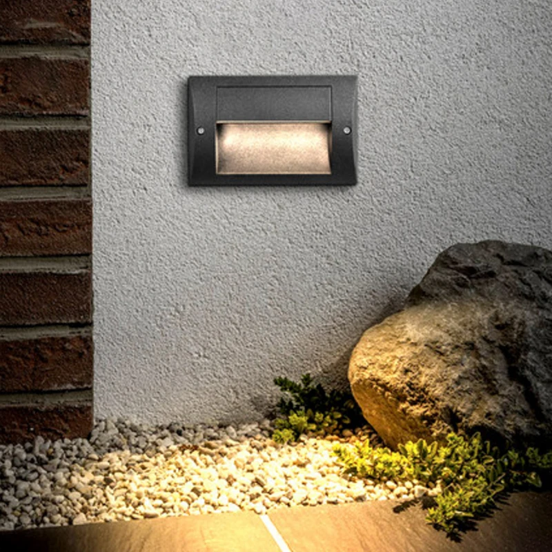 

stair Step Light Corner Light Outdoor Square Light Villa Outdoor Corridor Light Aisle Exterior Wall Balcony LED Wall Light