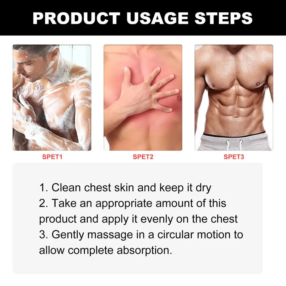 Bee Sculpting Care Solution Gynecomastia Heating Oil Man Breast Firm Massage Cream Ginger Serum Remove Excess Fat Effectiv