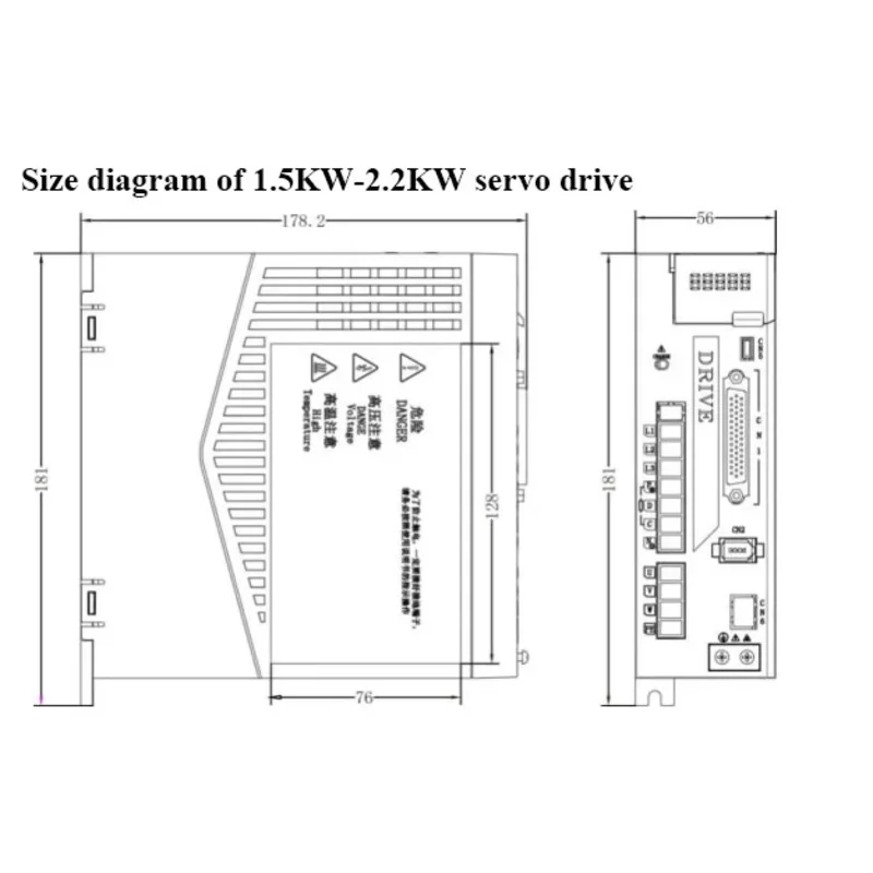 SD800 Ethercat 버스 서보 드라이브 400w 750w 850w 1kw 220V 재봉틀용 서보 모터 및 드라이브