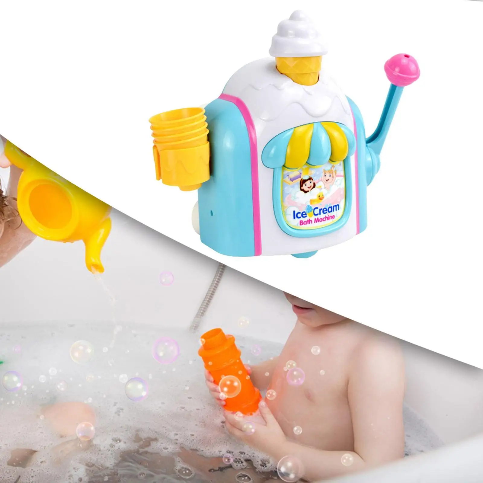 Детская игрушка для ванны с мороженым для концентрации мелкой моторики