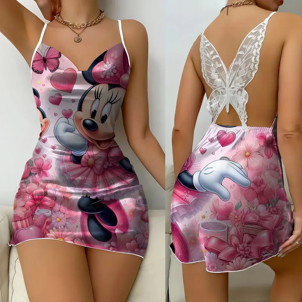 2024 New Popular Nightwear for Women Sexy Female Slip Dress Pajama Summer Sleevesless Comfortable Sleeping Dress Free Delivery