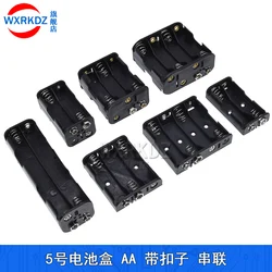 5 # battery box AA with buckle in series 3V 4.5V 6V12V back strap power buckle battery buckle 2 3 4 6 8