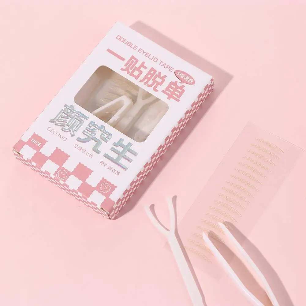 Big Eye Waterproof Mesh Type Invisible Double Eyelid Tape Self-adhesive Fiber Lace Eyelid Stickers Invisible Eye Stickers