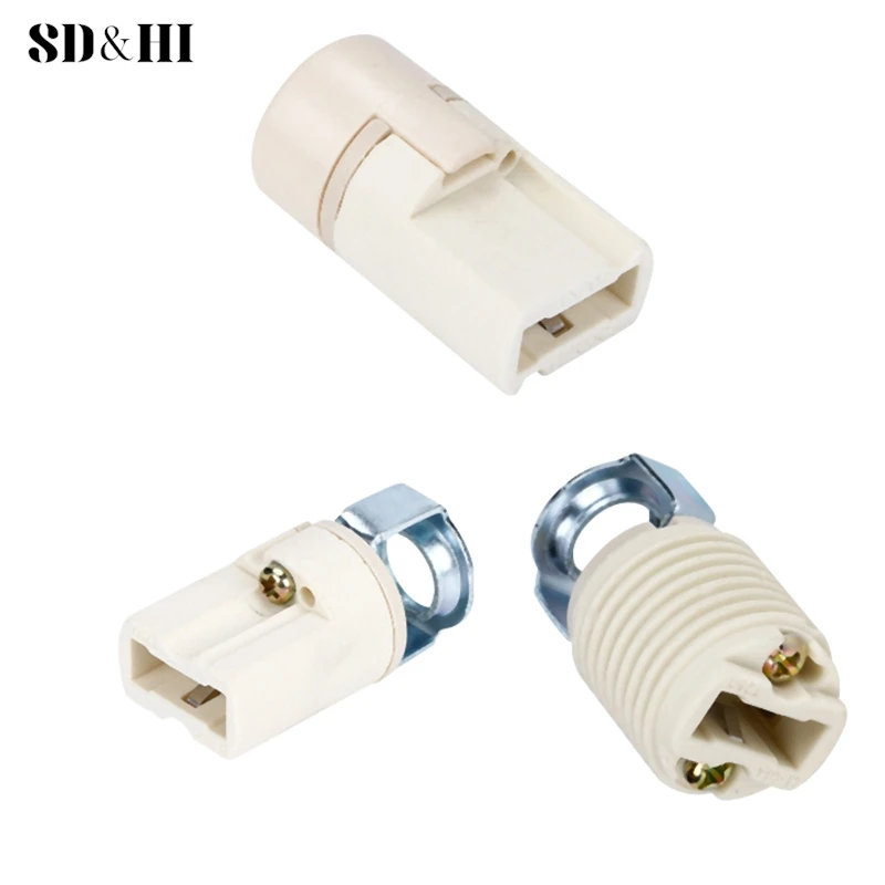 G9 Screw DIY Light Ceramic Lamp Holder Household Table Floor LED Bulb Base For Lighting Accessory Head Convert Socket